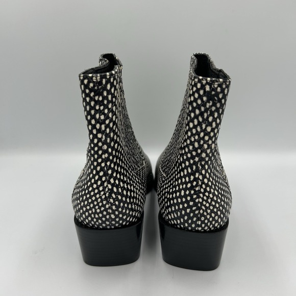 Rag & Bone Rover Black and White Chelsea Boot EU37/US 6.5 City Boho - Picture 5 of 9